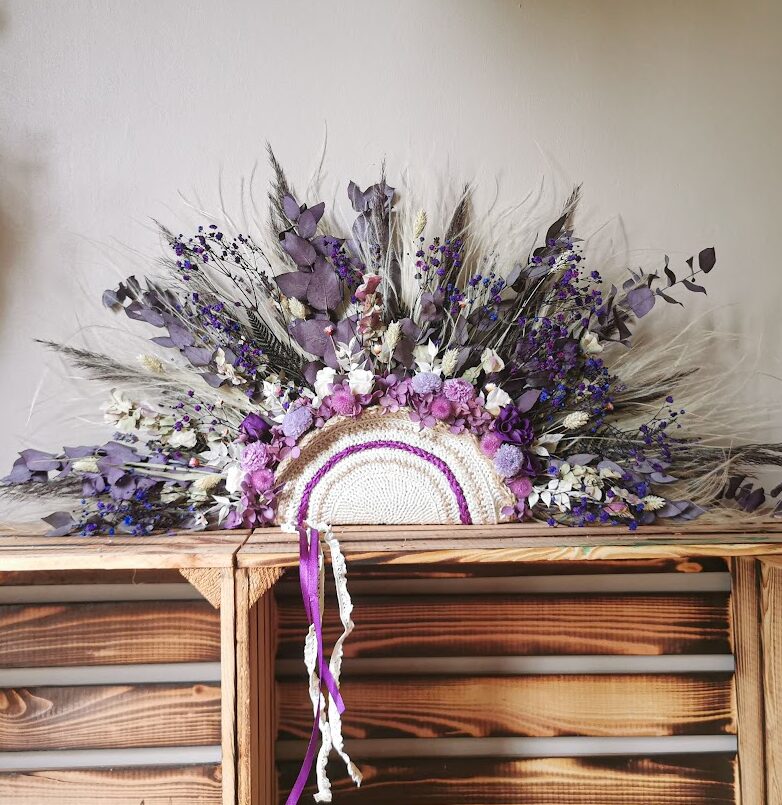 éventail violet