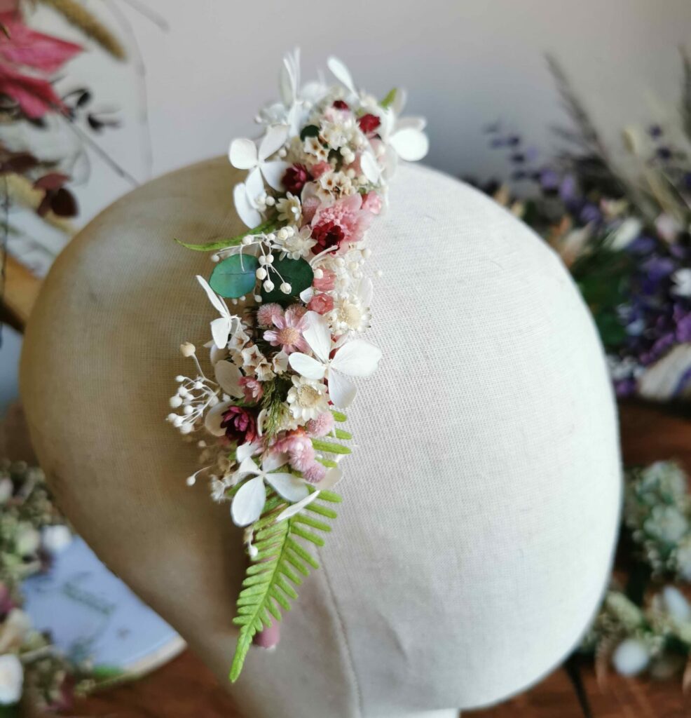 serre-tête fleuri