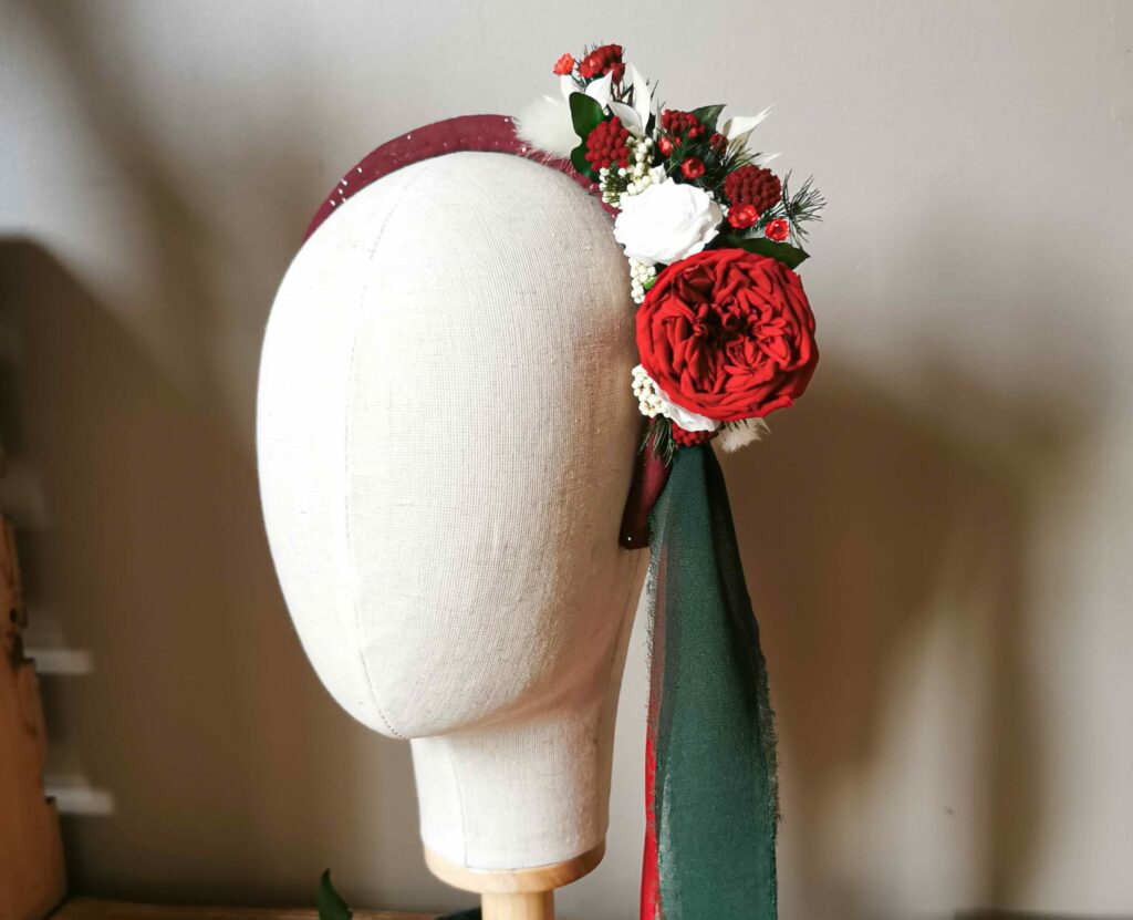 serre-tête fleuri