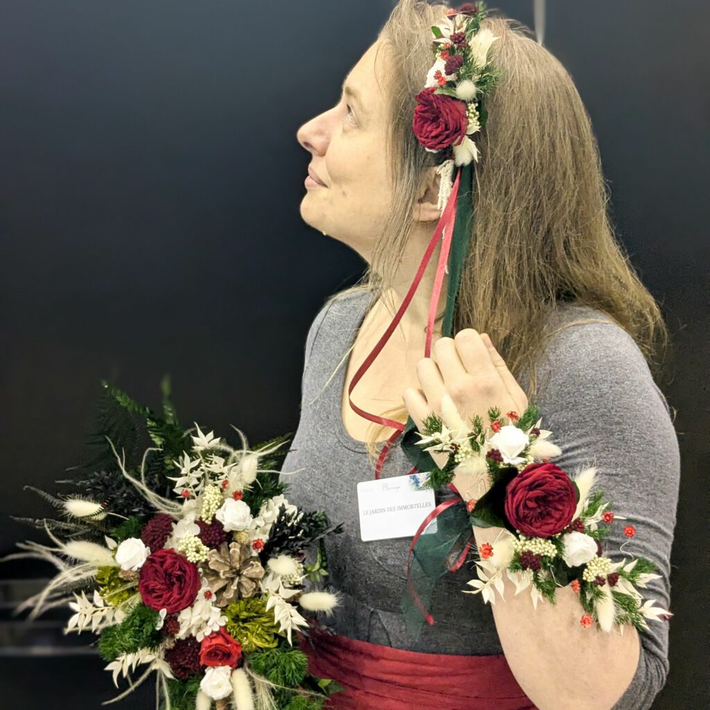 serre-tête fleuri