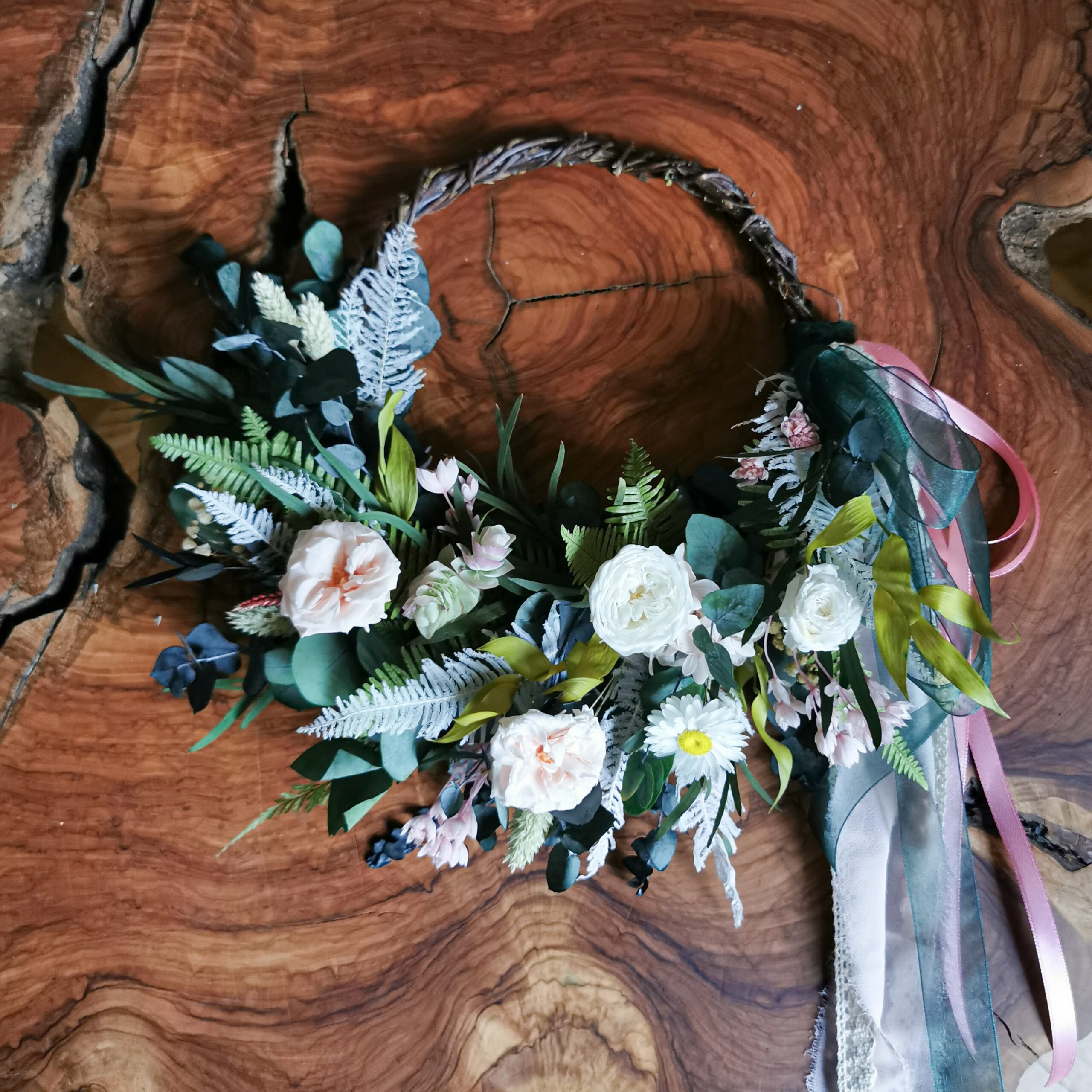 couronne fleurie