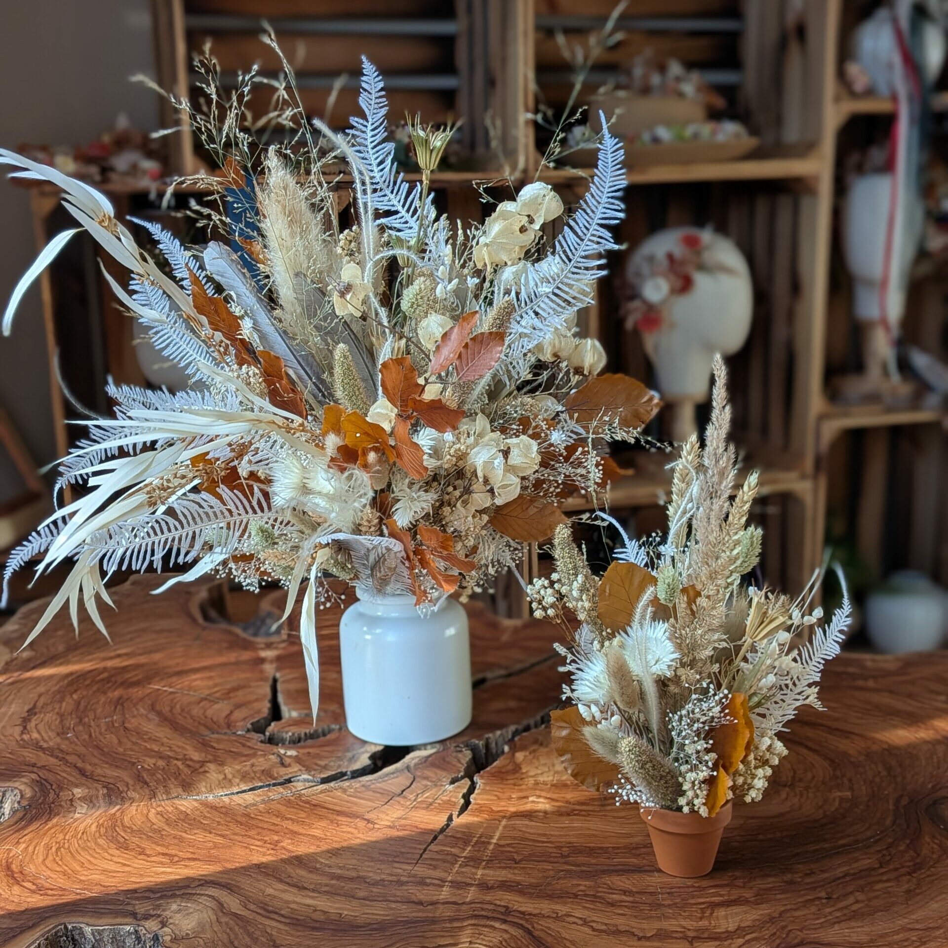 bouquet fleurs séchées